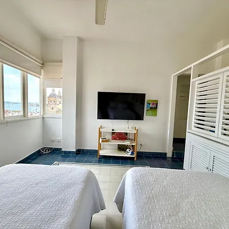 By Calamari Homes-plaza Bolivar Penthouse Sea View Cartagena